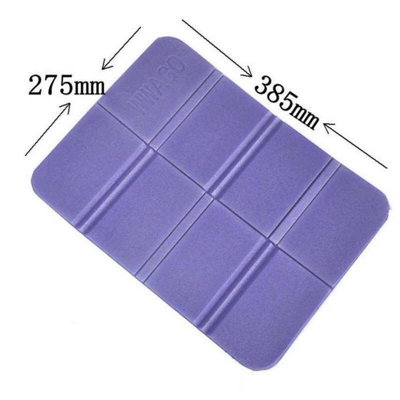 Opvouwbaar Opvouwbare Outdoor Camping Mat Xpe Waterdichte Seat Foam Pad Stoel Picknick Vochtbestendige Matras Strand Mat Pad 38*27Cm