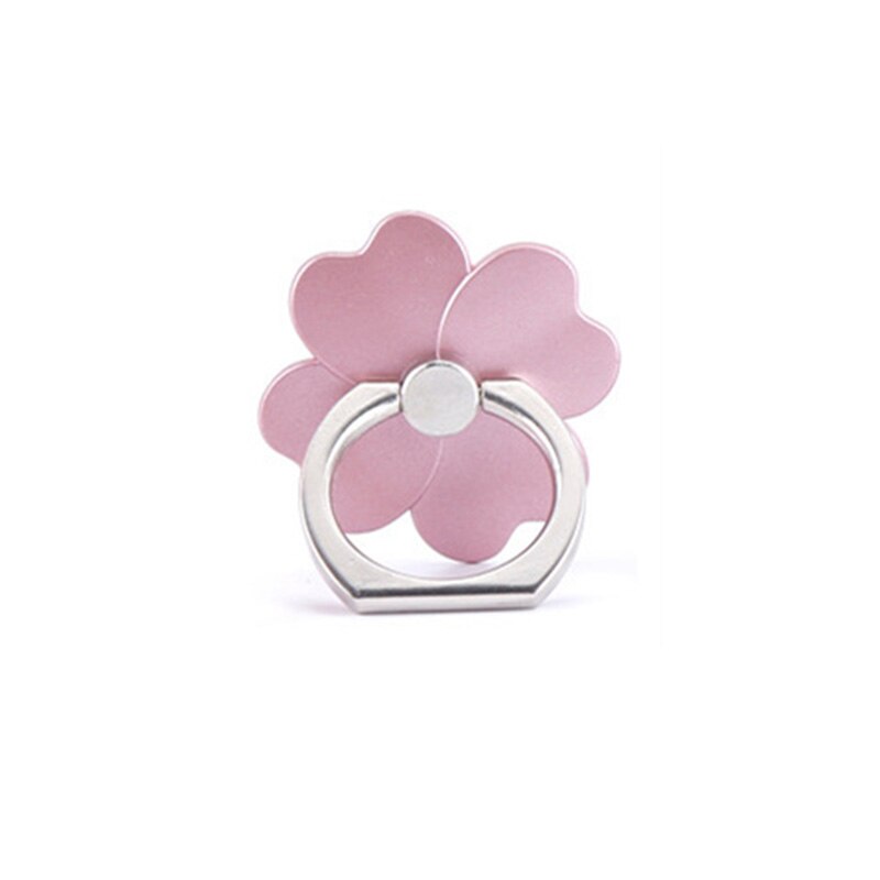 Zelle Finger Telefon Ring Halter Smartphone Unterstützung Zubehör Magnet Auto Telefon Stehen Für Telefon Handys: flower rosegold