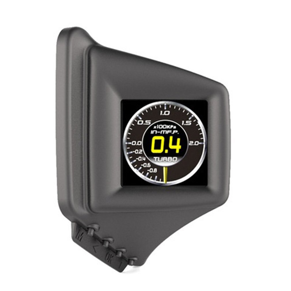 Car HUD Head-up Display Driving Table Car LCD Display Multifunctional OBD GPS Dual System Speedometer Alarm Overspeed Projector