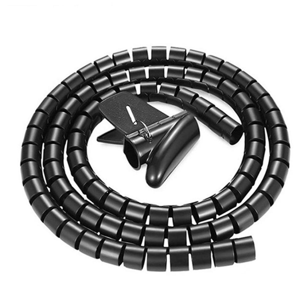 Cable Protector Cable Wire Winding Pipe Wrapping Wire Organizer Sheath Tube Pe Cable Sleeve Harness Hose Wound Tube: A / 20mm