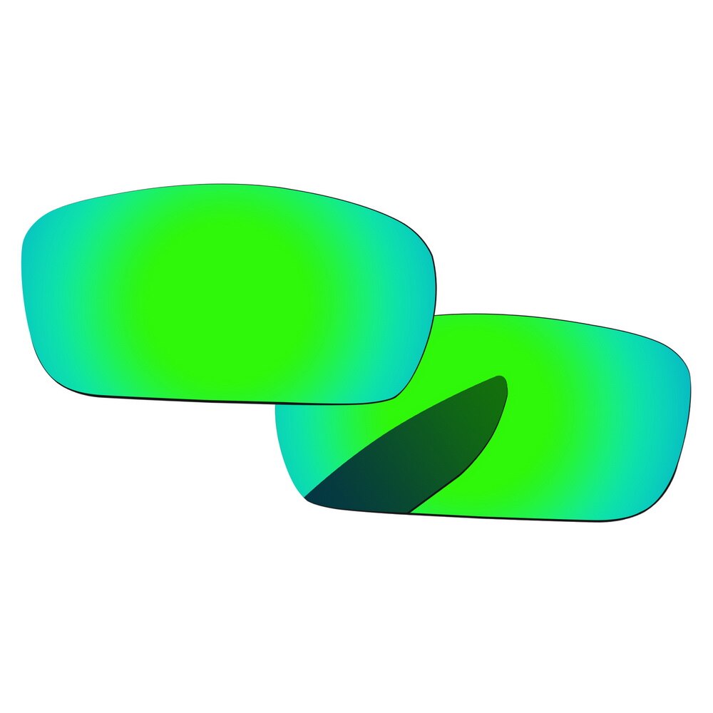 Alphax Ersatz Linsen für Kurbelwelle Sonnenbrille Polarisierte-Mehrere Optionen: Emerald Green