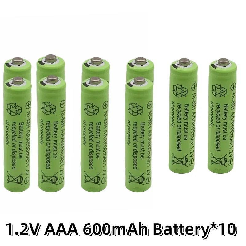 Nowy akumulator AAA 1,2 V 600 mAh Ni-MH akumulator lpega do pilota zabawkowego akumulatory AAA akumulator 1,2 V: Brązowy
