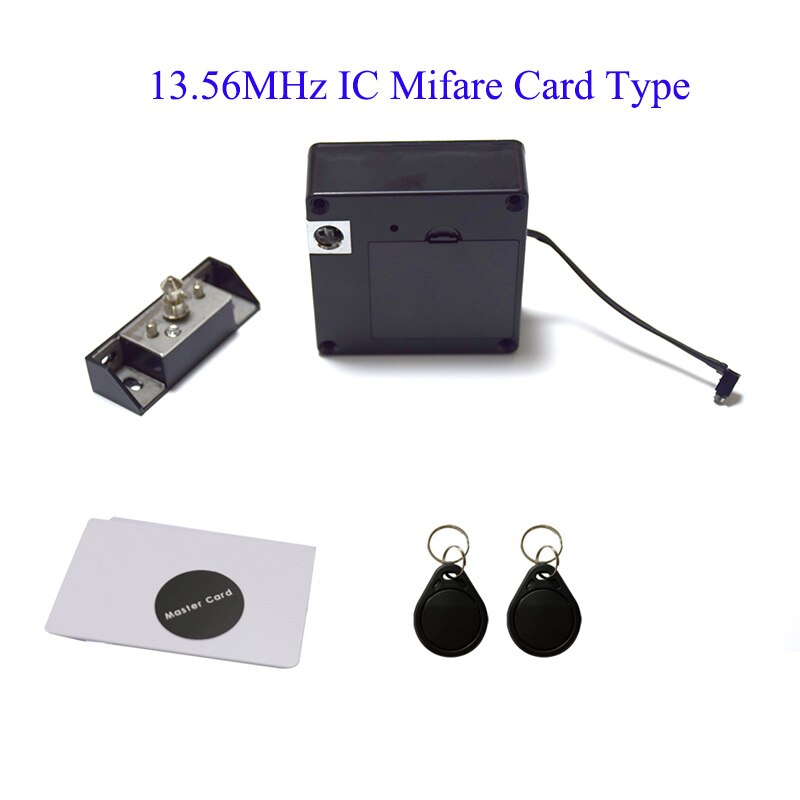 Serrure électrique Invisible pour armoire et tiroirs, carte IC, RFID, 13.56MHz: Kit B