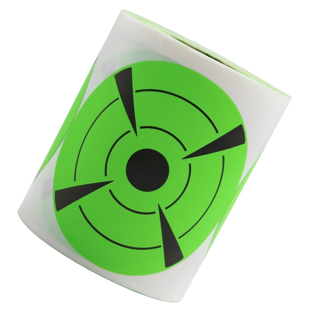 Zelfklevende Doel Vlekken 3-Inch/7.5Cm-125Pcs Stickers: green