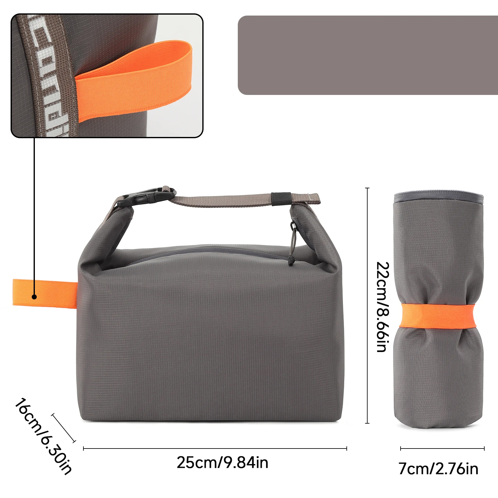 Izolowana torba na lunch Izolacja Bento Pack Folia aluminiowa Torba na ryż Opakowanie na posiłek Opakowanie na lód Przenośna torebka do przechowywania żywności na piknik