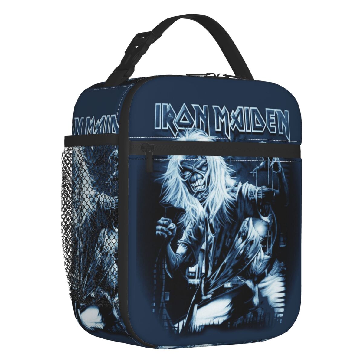 Custom Heavy Metal Lunch Bag Women Cooler Thermal Insulated Lunch Boxes for Children School: Brown