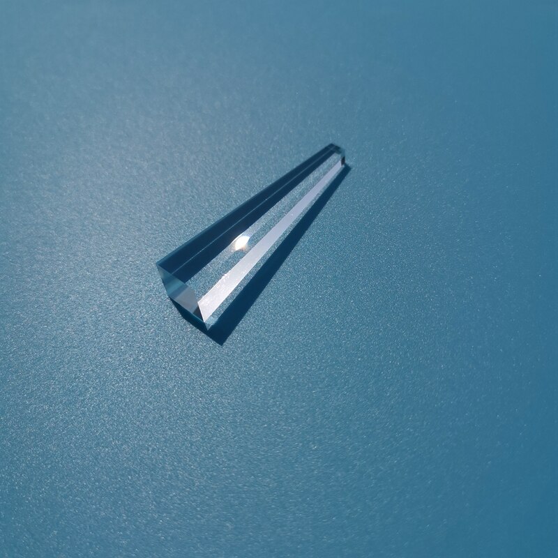 36.5*3*5mm prisma quadrangular experimento óptico de luz guia coluna de vidro óptico k9 material