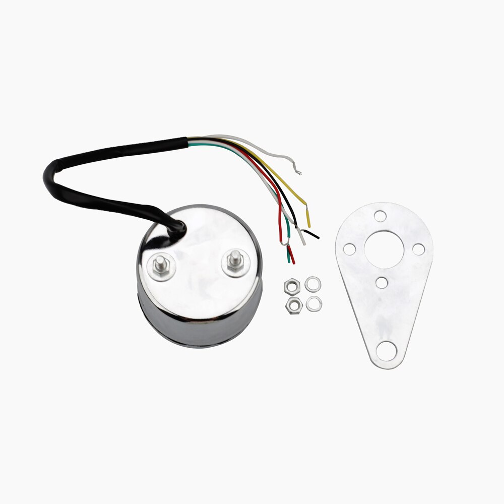 DC 12V Waterproof Motorcycle 2 in 1 Tachometer RPM Gauge Fuel Level Gauge Meter With Digital LED Indicator Motorbike Instrument