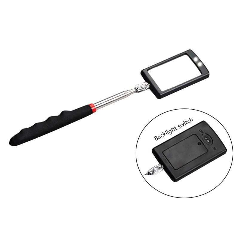 4Pcs Magnetic Pick-Up Tool Telescoping Pick Up Sticks and 360 Swivel Inspection