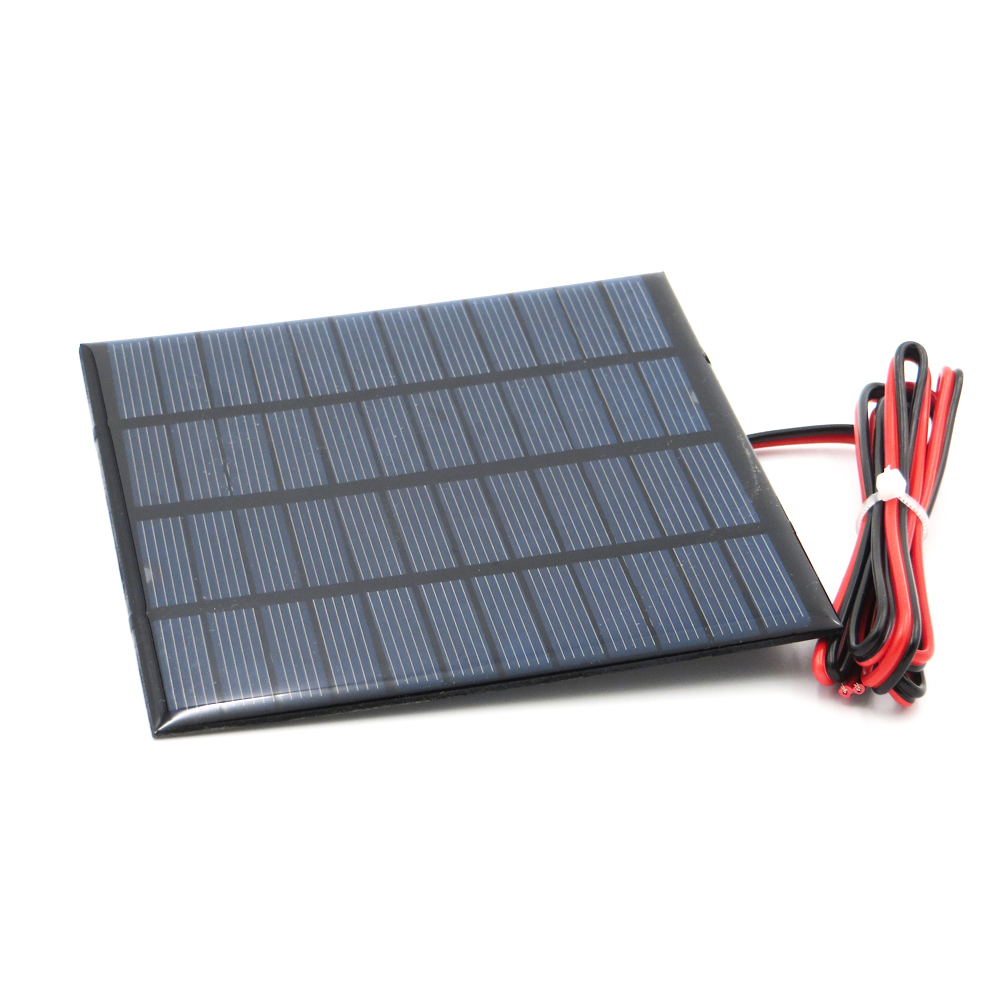 12 V 150mA 1.8W extend wire Solar Panel Polycrystalline Silicon DIY Battery Charger Small Mini Solar Cell cable toy Volt 12V