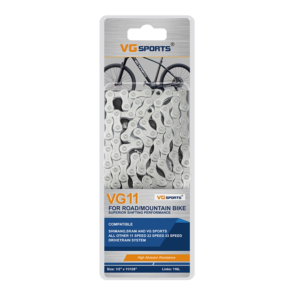 Chaîne de vélo de montagne 6 7 8 9 10 11 vitesses, pour Shimano HG73 CN-X10 HG901 HG54 HG95, accessoire de cyclisme sur route: 11s
