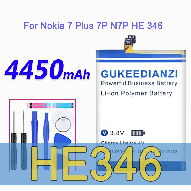 Batterie Für Nokia 6 Nokia6 N6 /2 /3 /5/8/ 7plus TA-1000 TA-1003 TA-1021 TA-1025 Modell HE317 HE338 HE319 HE328 HE346 HE335 HE321: HE346