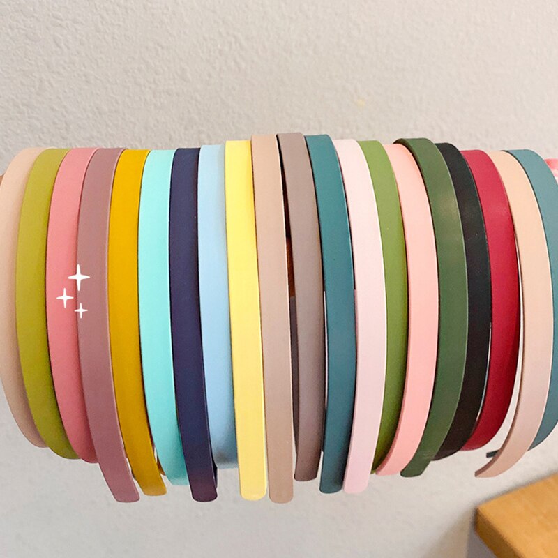 5 Stks/set Vrouwen Meisjes Leuke Snoep Kleuren Basic Haarbanden Zoete Eenvoudige Hoofdband Haar Hoepel Mode Haaraccessoires