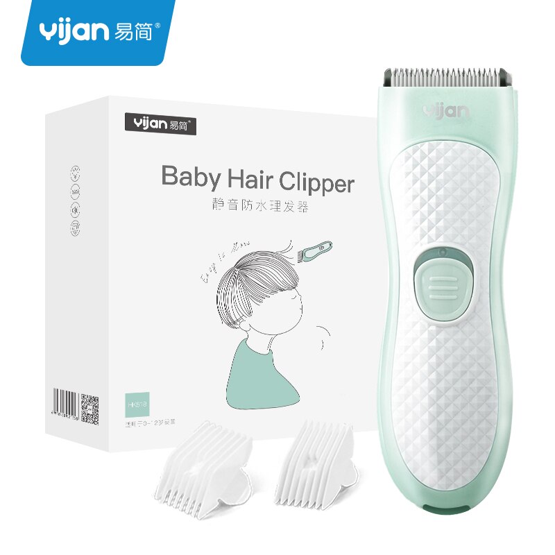 Yijan Baby Haar Cutter Elektrische Ultra Stille Clipper Neugeborenen Geräuscharm HK818
