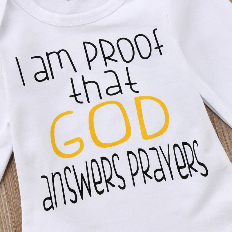 FOCUSNORM Infant Baby Boys Girls Bodysuit Pring Print Letter Long Sleeve Bodysuit Jumpsuit Cotton Outfits Clothes