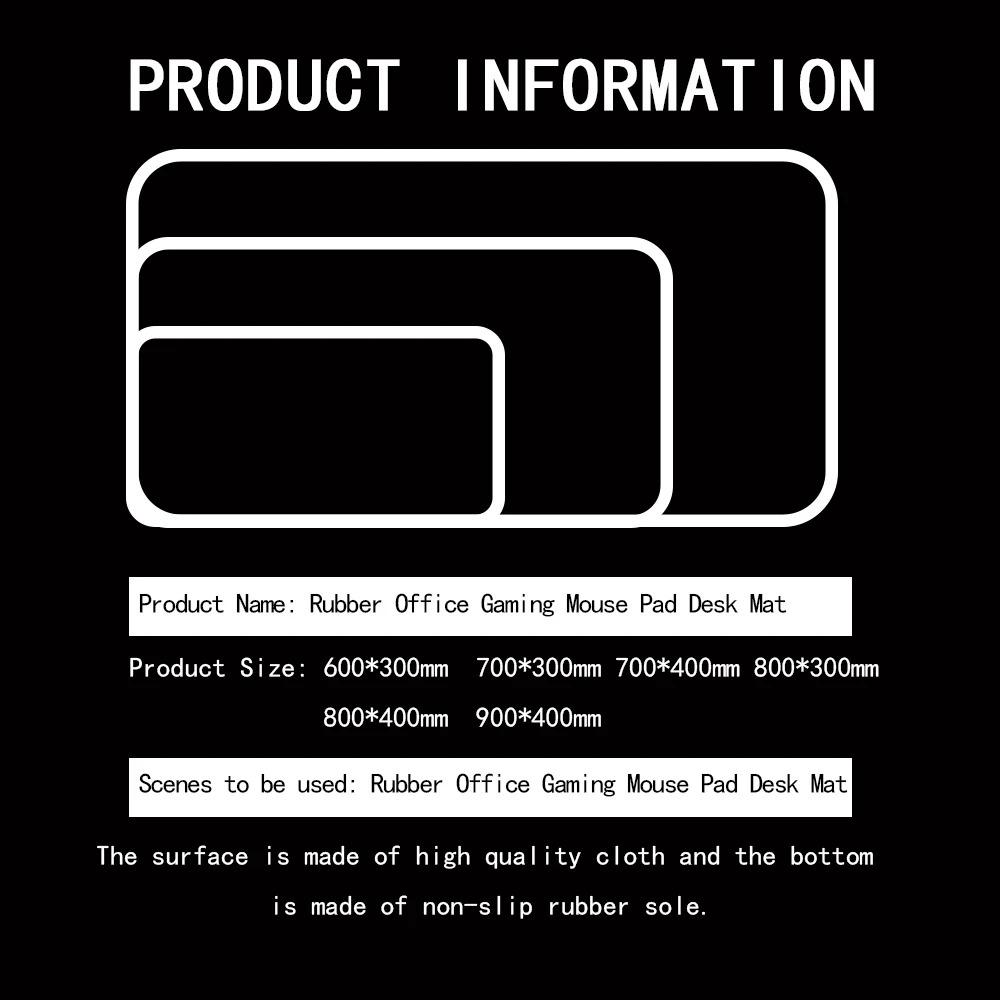 Tapis de souris gris foncé courbe grand ordinateur bureau tapis de Table de jeu XXL caoutchouc anti-dérapant bords cousus tapis de clavier longs tapis de bureau