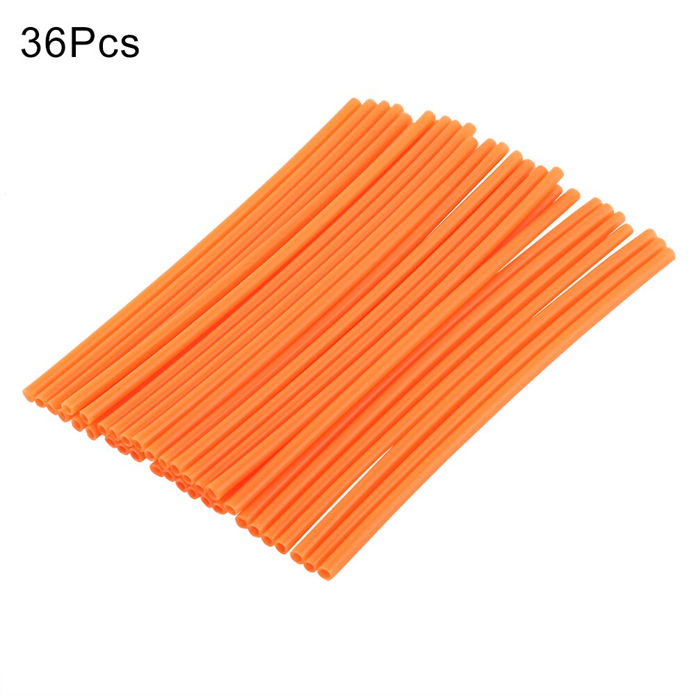 36pcs/set Fitment Motorcycle Wheel Rim Cover Spoke Skins Wrap Tubes for motorcycle Wheel