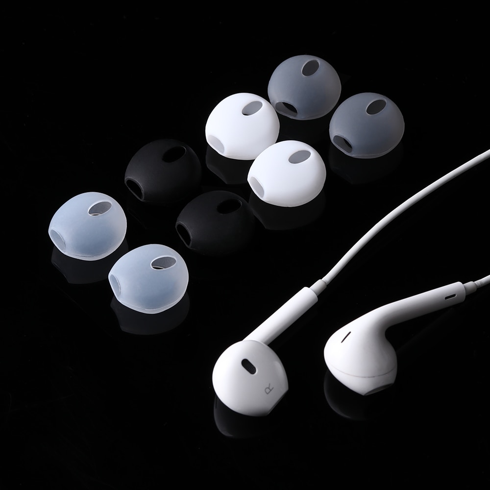 Universal airpods øretelefondeksel silikon antiskli gummi myk ørepropper ørepropper for iphone øreputer ørepropper