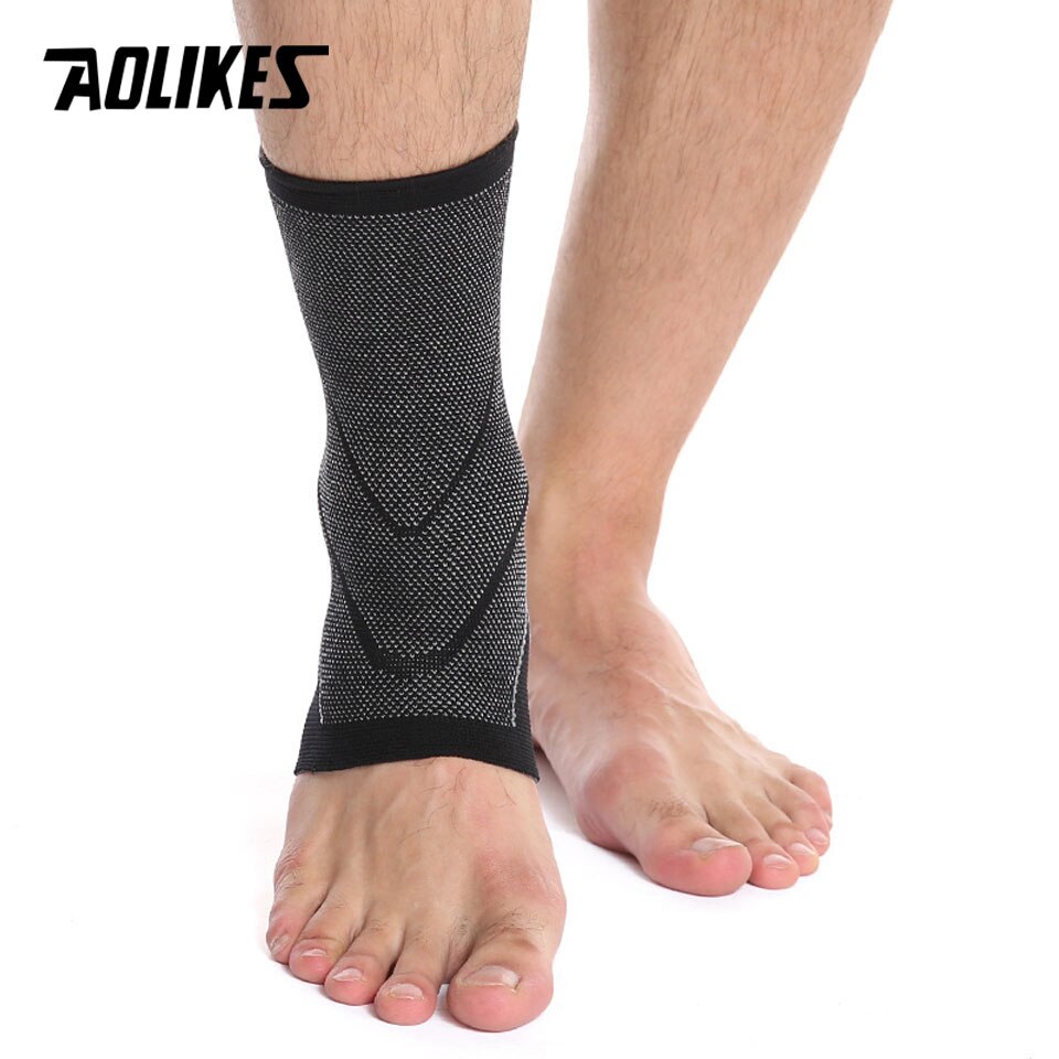 AOLIKES 1PCS Ankle Brace Suporte, Elasticidade Ajuste Livre Pé Bandagem de Proteção, Prevenção Entorse Do Esporte Da Aptidão Banda de Guarda