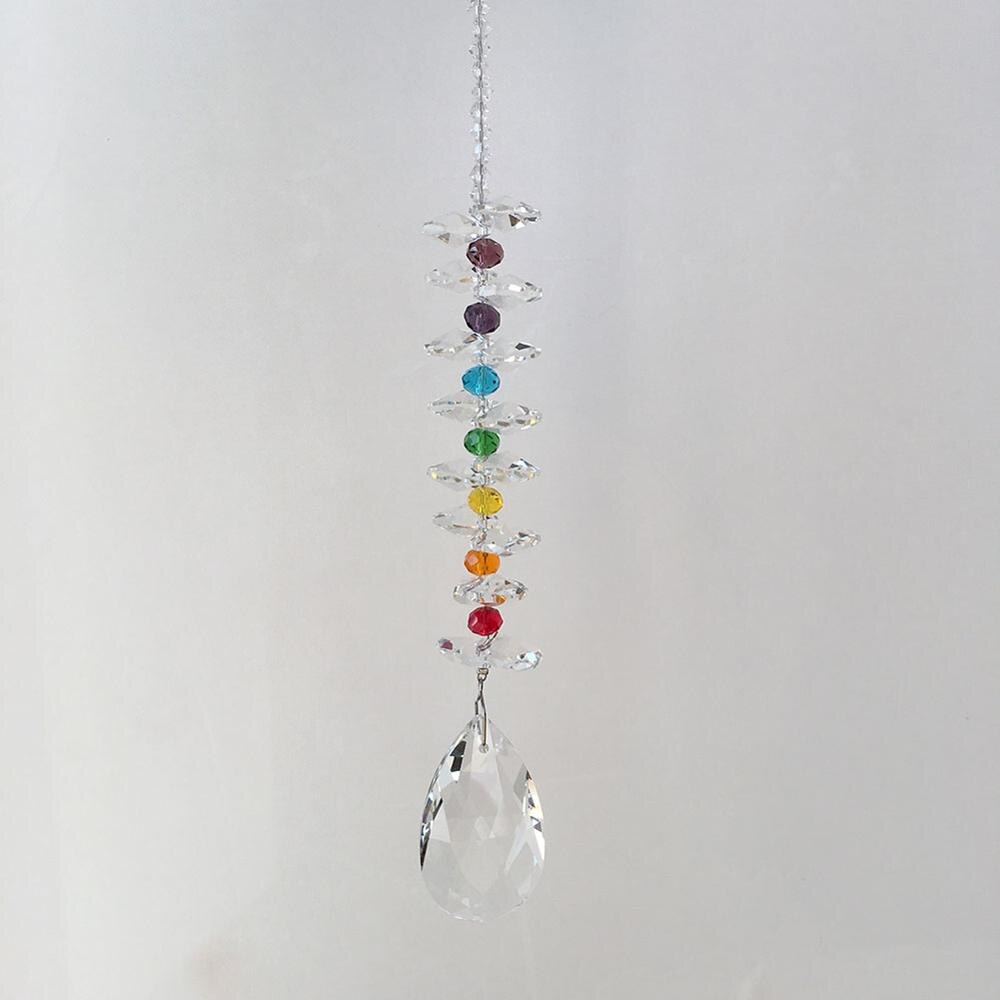 50mm Gorgeous Crystal Prisms Window Hanging Feng Shui Prism Sun Catcher Chakra Rainbow Maker Bedroom,Kitchen Garden Decor