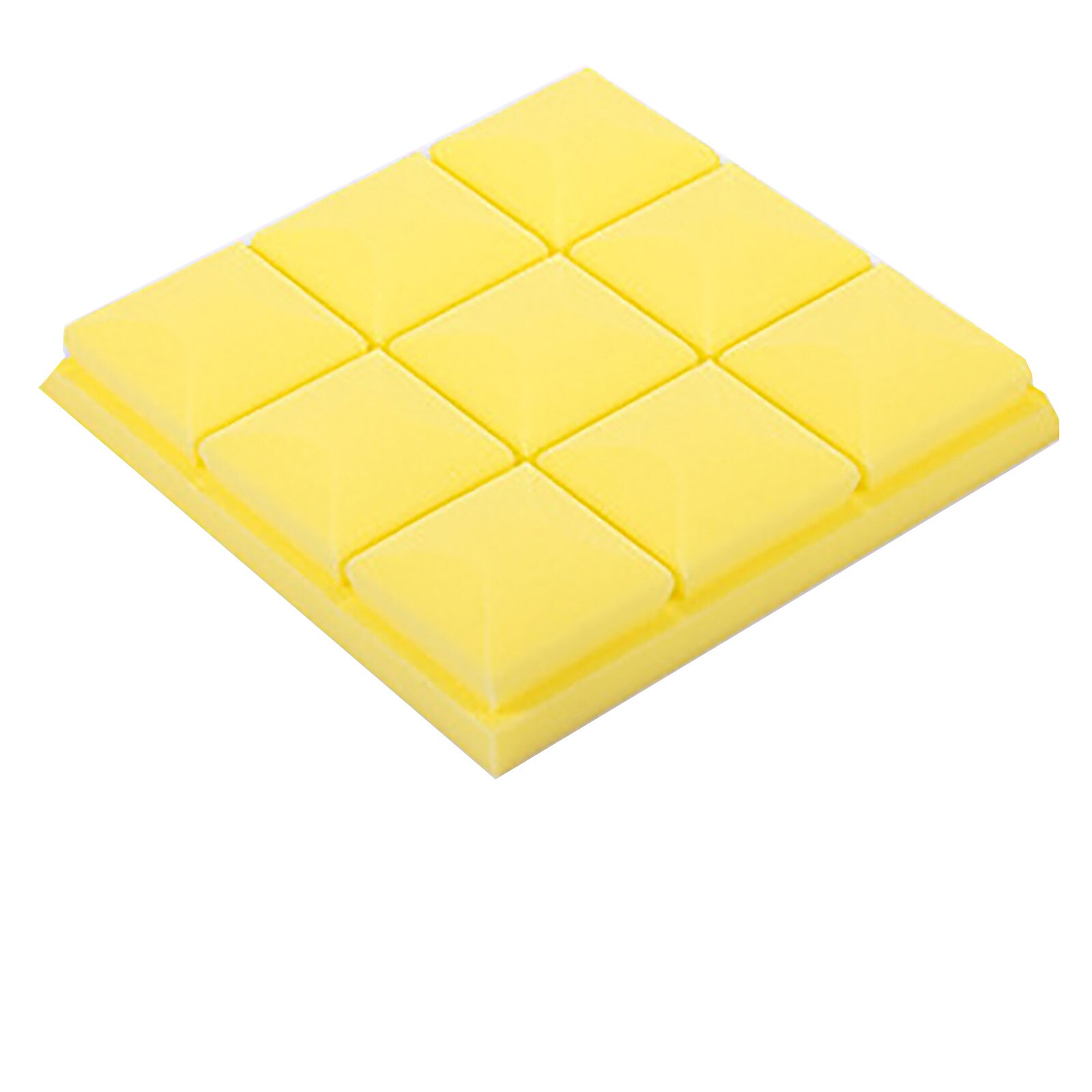 Panneau d'isolation acoustique en coton épais pour chambre d'enfants, mousse acoustique, Stop-Absorption, mousse insonorisante pour Studio KTV: Yellow 