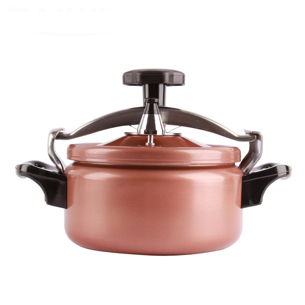 Olla a presión de cocina de 2/3L, olla de sopa de aluminio, olla de cocina portátil, utensilios de cocina para acampar al aire libre, Cocina de Inducción, estufa de Gas