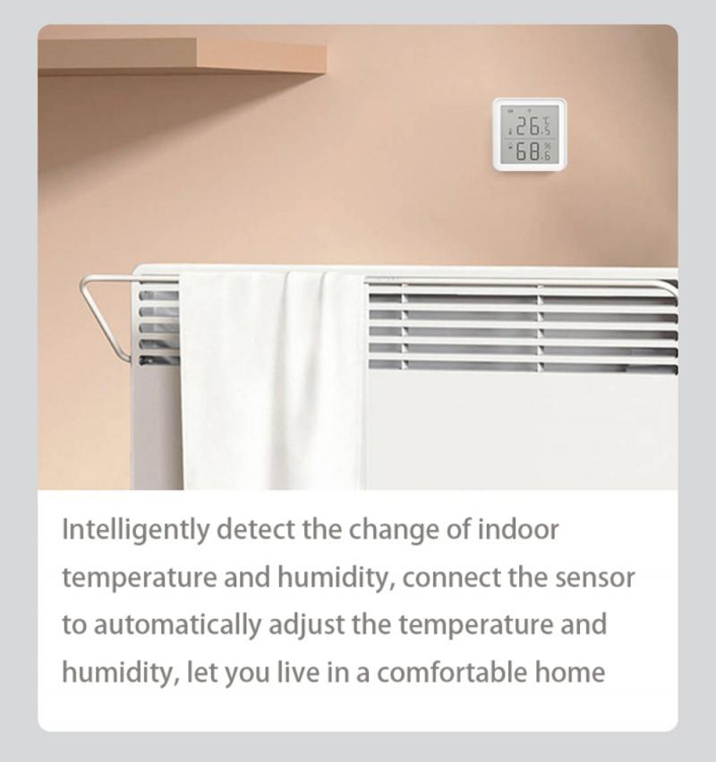 Wifi Vochtigheid En Temperatuur Sensor Tuya Smart Home Indoor Intelligente Linkage Temperatuur En Vochtigheid Ondersteuning Alexa Google