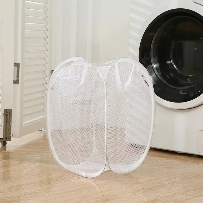 Foldabled Laundry Basket Monochrome Simple Storage Basket Dirty Clothes Basket Bathroom Clothes Hanger Household Items: Dark Khaki
