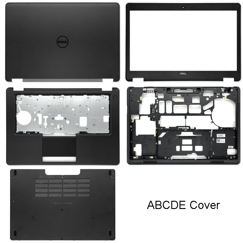 LCD Back Cover For Dell Latitude E5450 5450 Front Bezel Hinges Palmrest Bottom Base Case Door Cover 0JX8MW A144N1 0T56G8