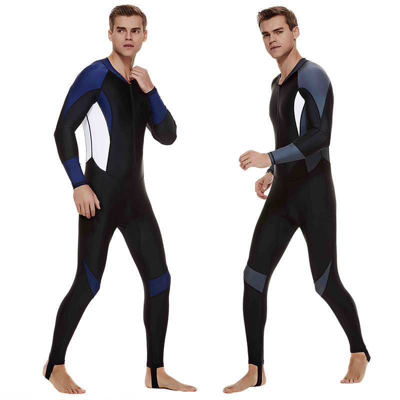 SBART Men Surfing Cloth Sunscreen Wetsuit Anti-jellyfish Lycra Quick-dry Snorkeling Swimwear Summer Beach Bathing Suit