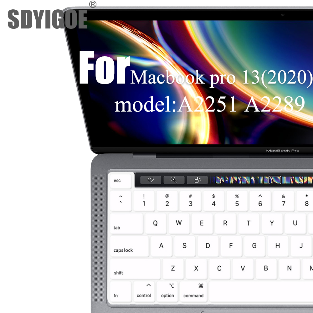 Laptop Toetsenbord Cover Voor Macbook Pro13 Inch Toetsenbord Beschermfolie Voor Macbook 13 Pro A2289 A2251mac Pro Kleur cover