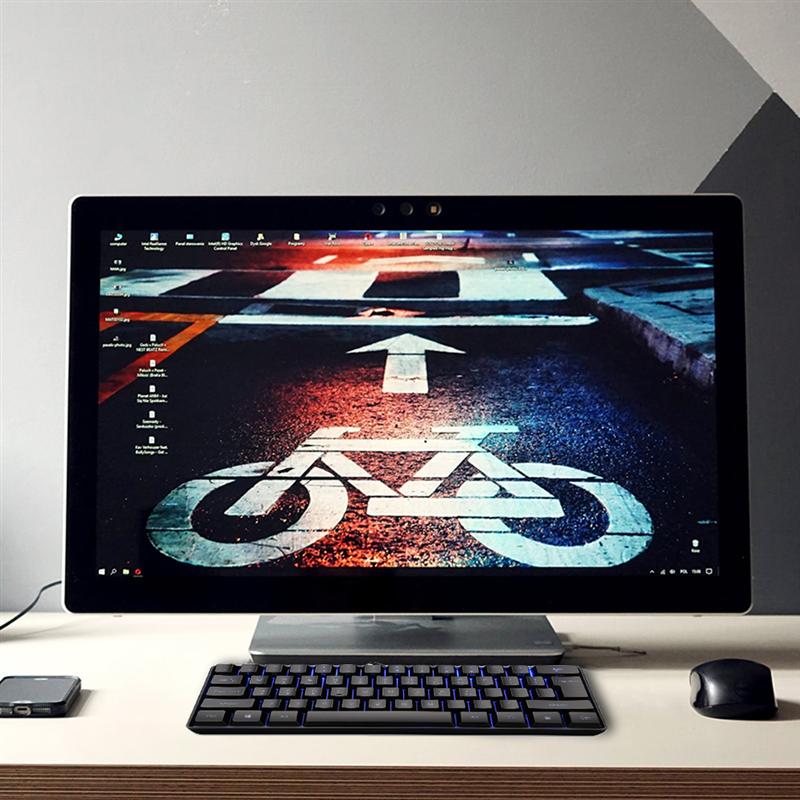 Small RGB Backlit Gaming Keyboard Wired 61 Keys Gaming Keyboard Wired Keyboard