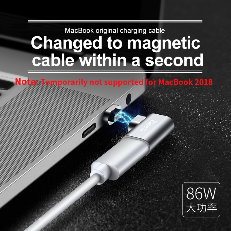 Baseus USB Type C Kabel Naar Type-C Magnetische Adapter Voor Macbook Samsung s8 s9 OnePlus 5 5T 6 snelle Opladen Magneet USB-C Connector