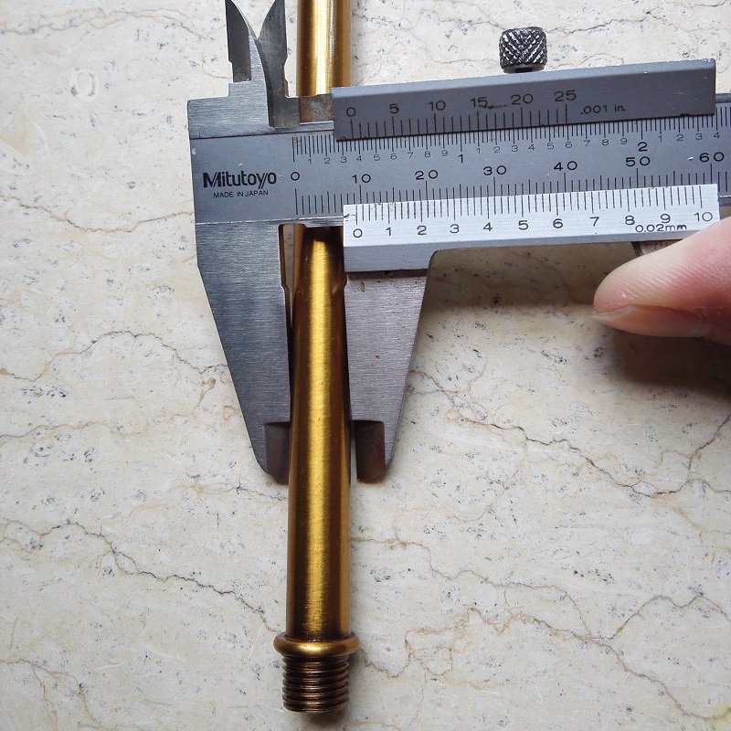 4pieces/lot Retro Vintage M10*1mm antique gold hollow tube with double head Lamp Base E27 Socket Holder Droplight Extension Rod