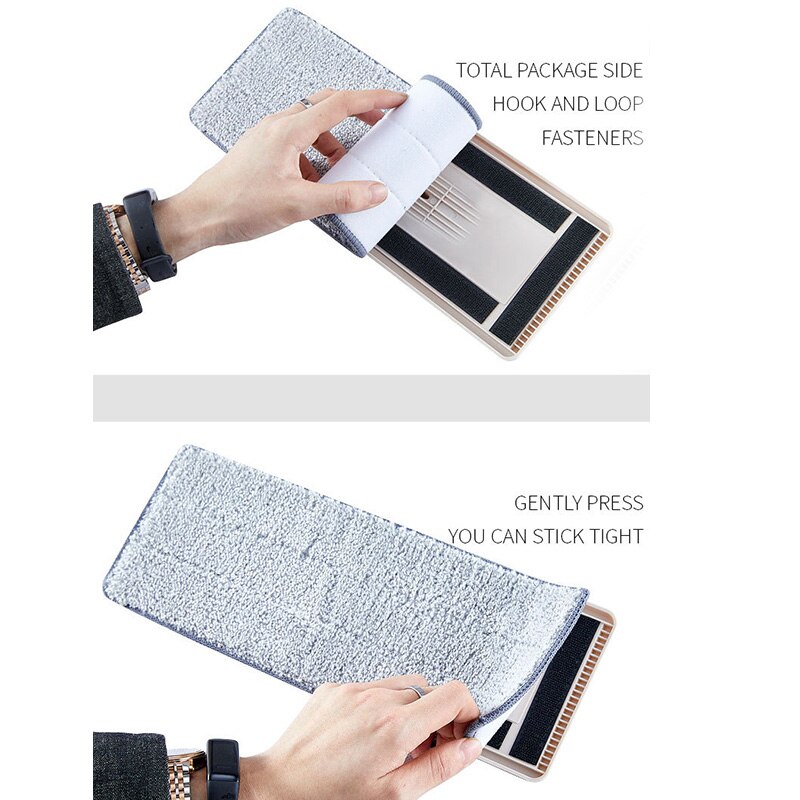 Magie Automatische Spin Mopp Vermijden Hand Wassen Ultrafijne Vezels Schoonmaakdoekje Huis Keuken Houten VA