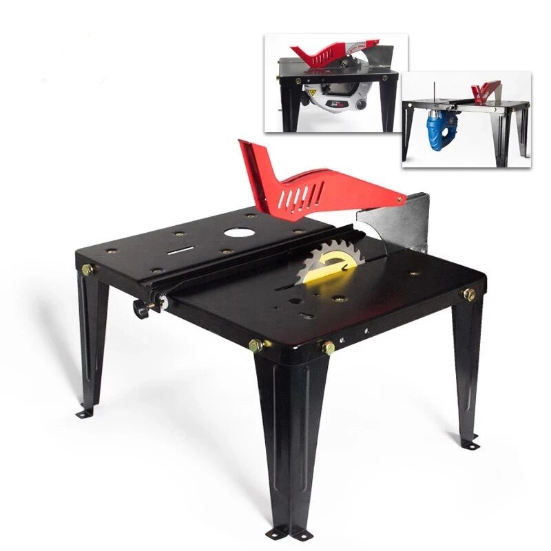 Woodworking Workbench Multi-function Portable Home Small Decoration Frame Push Table Electric Circular Saw flip Saw Table T-P03