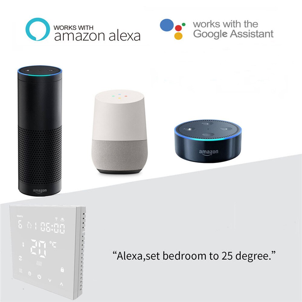 Touch Screen External Programmable Smart Room for Heating Thermostat Controller WiFi With Iphone /Android APP