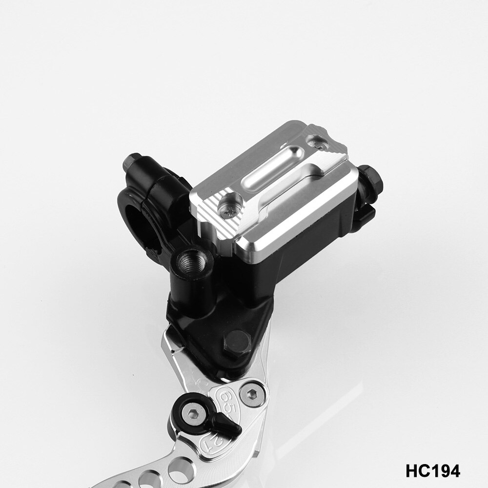 2pcs Motorcycle Hand Brakes Clutch Hand Brake Hydraulic Handbrakes Accessories for Motor Motorcycle Motorbike Scooter Universal