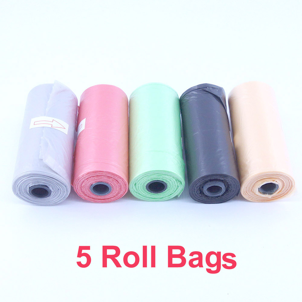 Portable Plastic Dispenser Box for Baby Diaper Waste Bag Removable Baby Strollers Organizer Storage Box with 5 Roll Garbage Bags: bag