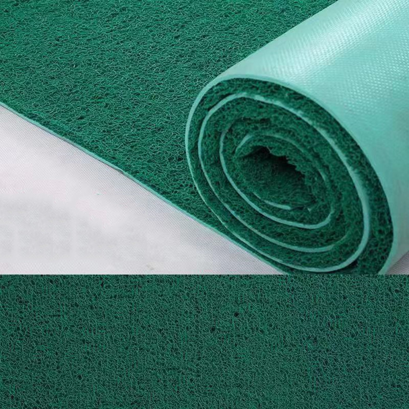 PVC-Drahtring-Antirutschmatte Eingangstür-Bodenmatte wasserdichter rutschfester Gummibodenteppich Außentreppe Gehweg Staubentfernung Bodenmatte: 40x120 cm / Licht Grau