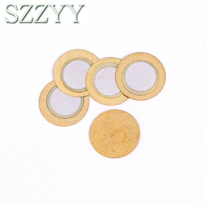 10pcs Piezo Elements Buzzer Sounder Sensor Trigger Drum Disc Copper Piezo Speaker 12MM 20MM 27MM 35MM 50MM Piezoelectric