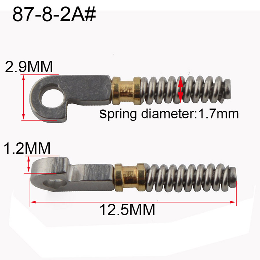 500 Stuks Hoge Nikkel Bril Lente Scharnier Reparatie Gebroken Brillen Lente Insert Accessoires Verschillende Modellen