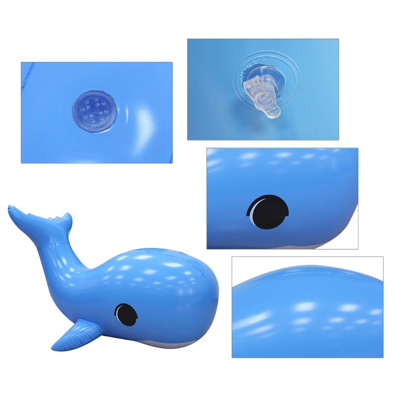 freundlicher Aufblasbare sprühen Wasser Pad Nette Karikatur Delphin Wasser matt Spielen Schwimmbad Ich bin Freien Spielen Rasen Sprinkler Spielzeug