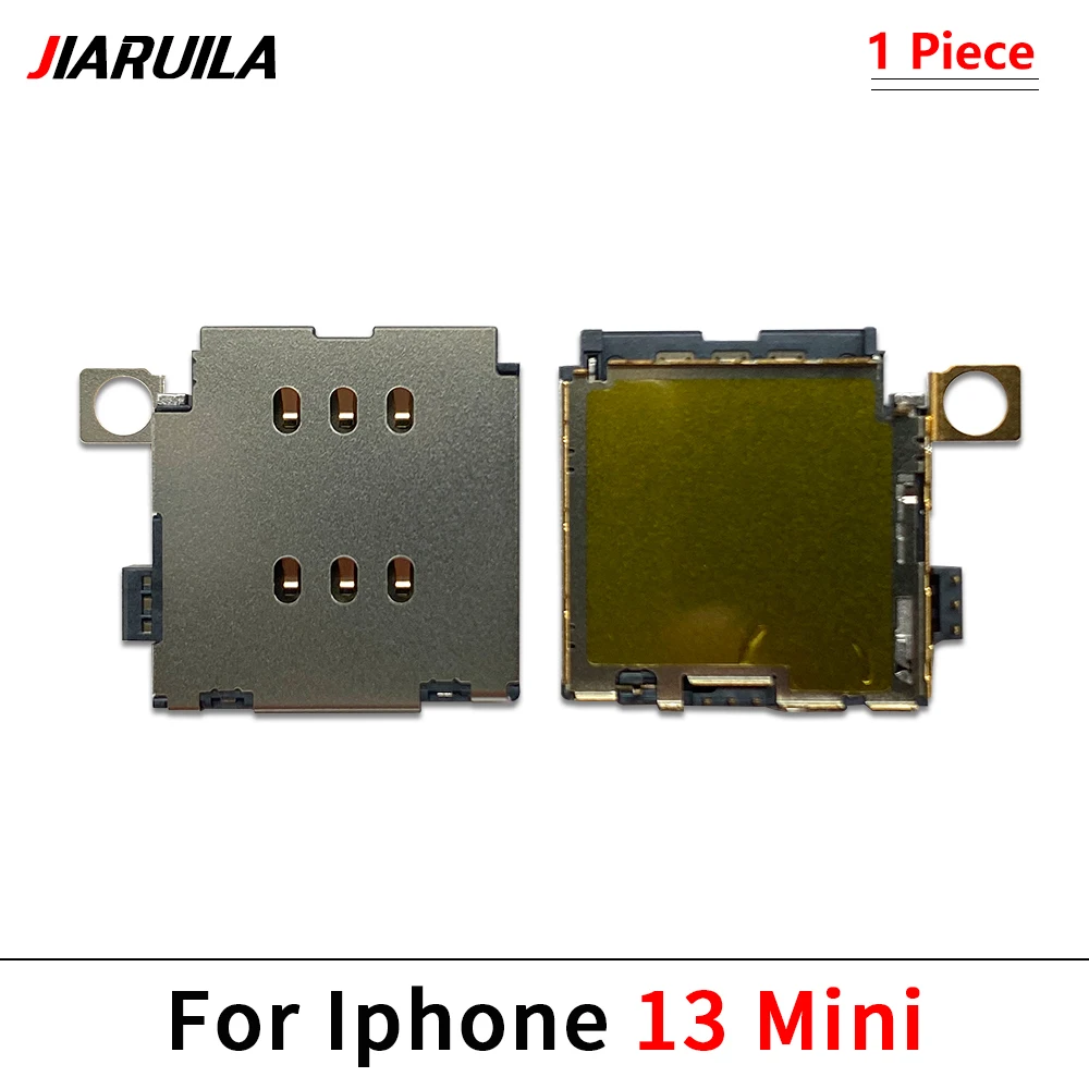 SIM Card Reader For Iphone 15 14 13 12 Pro Max Mini Plus Dual SIM Card Slot Socket Inner Adapter Flex Cable Replacement Parts: Blue