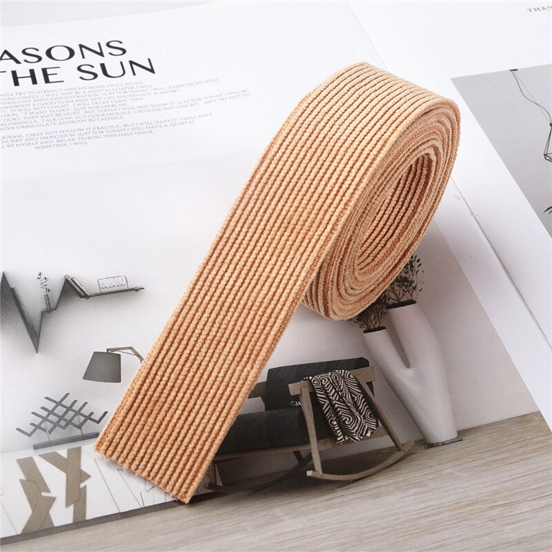 Tira de tejido de pana de 25mm x 1M, suministros para manualidades DIY, diadema con lazo Manual, horquilla, cintas para el pelo, accesorios de costura: Khaki