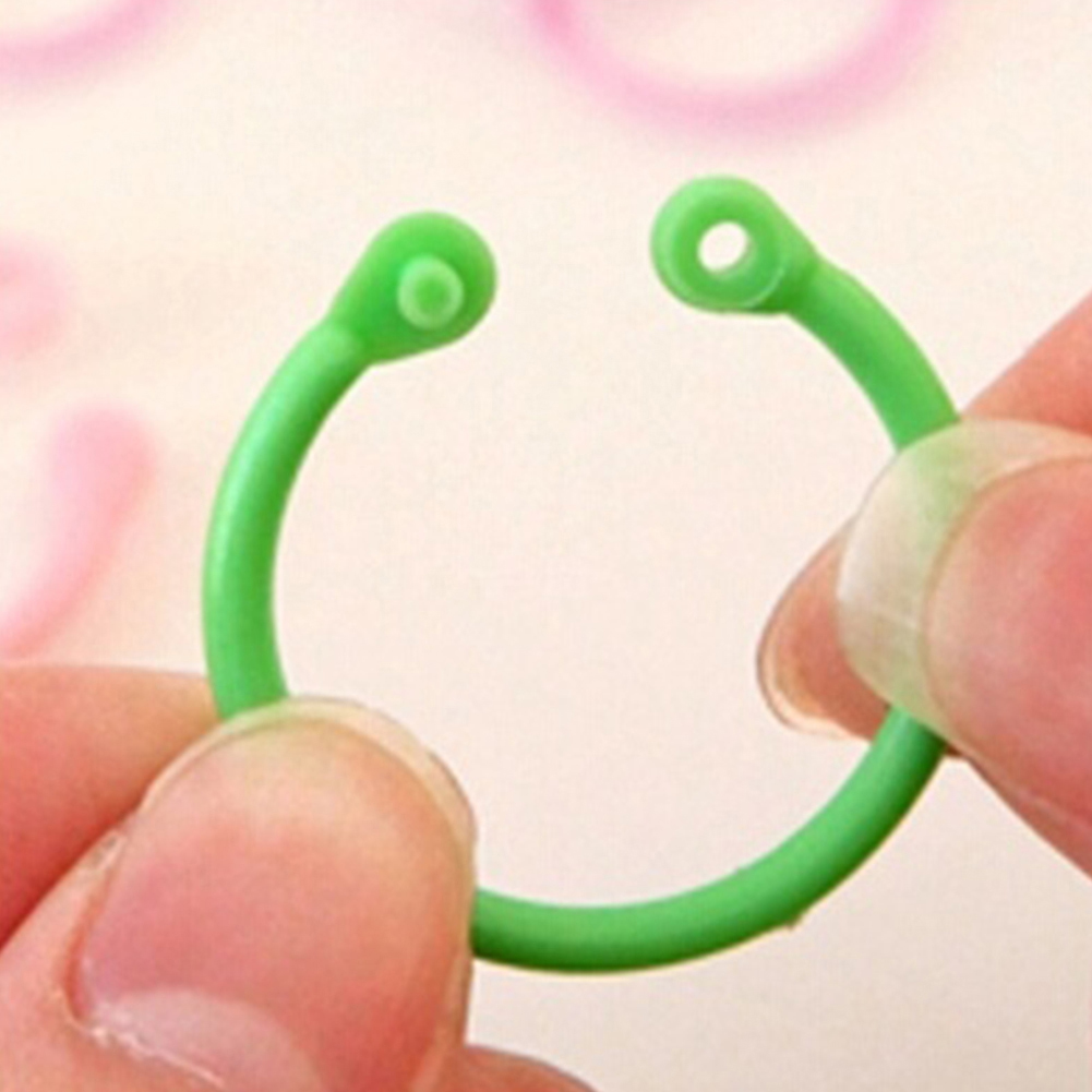 Plastic Colorful Plastic Multi-Function Circle Ring DIY Albums Loose-Leaf Book Binder Hoops Office Binding Supplies