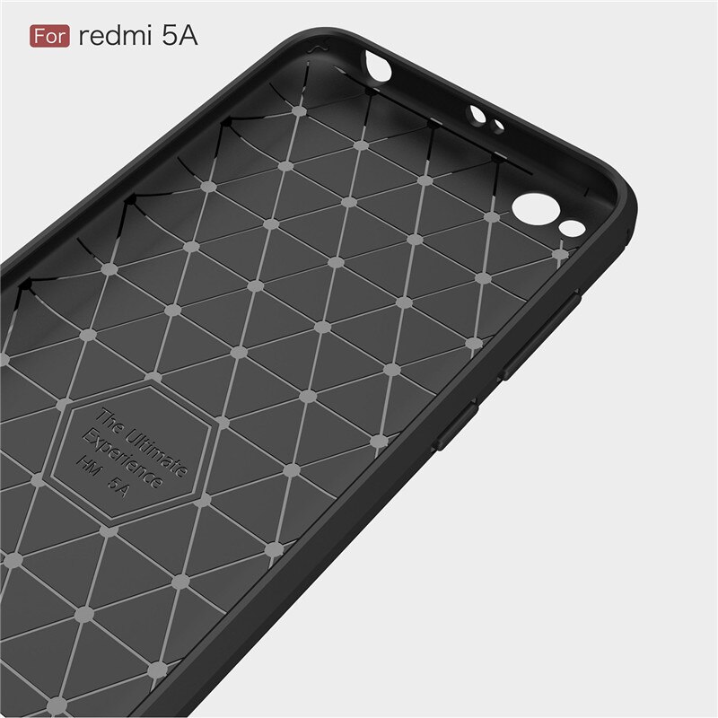 Voor Xiaomi Redmi 5A Case Siliconen Koolstofvezel Zware Schokbestendig Volledige Protector Ingericht Soft Tpu Case Voor Xiaomi Redmi 5A cover