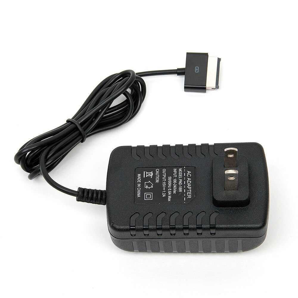 Cargador de pared para tableta con enchufe estadounidense de 15V y 1,2 a adaptador de viaje para Asus Eee Pad Tablet Transformer TF101 TF201 cargador de tabletas