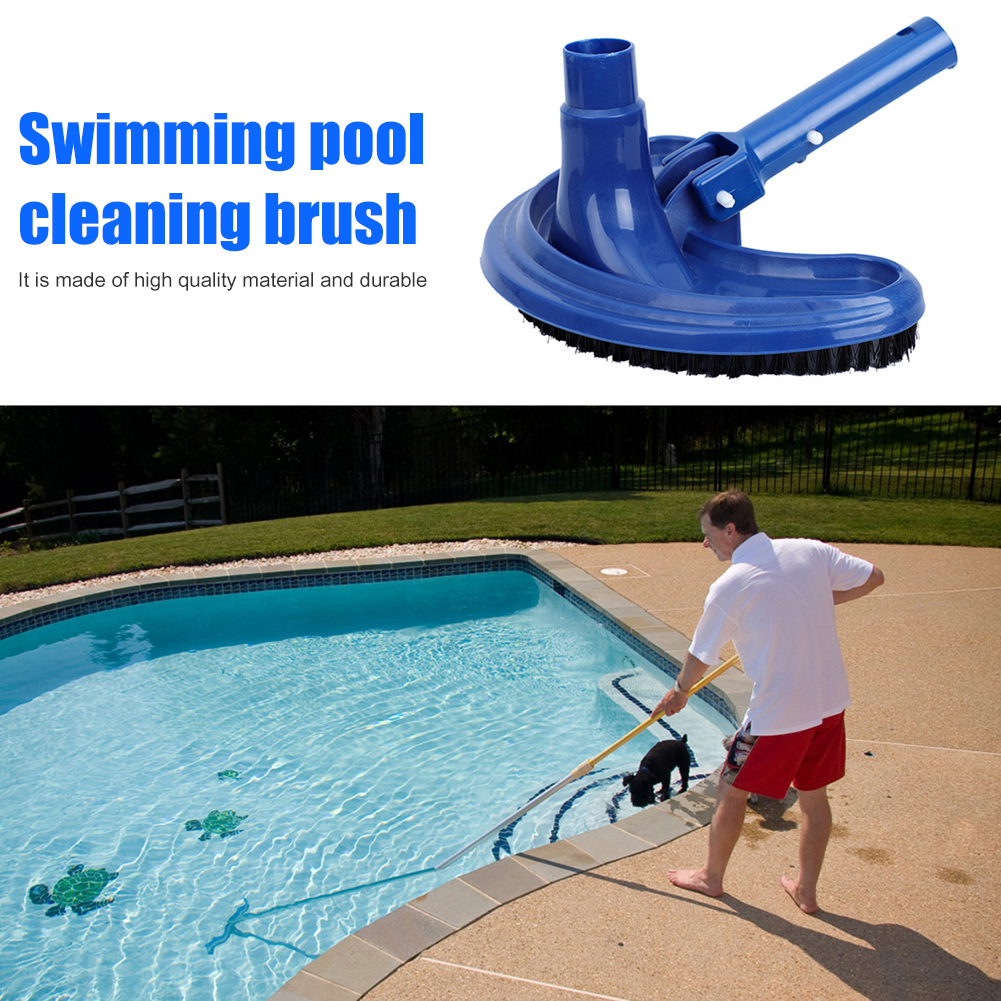 Vacuum Head Brush Cleaner Pool Suction Head Brush Cleaner Half Moon Flexible Swimming Pool Cleaning Tool Parts