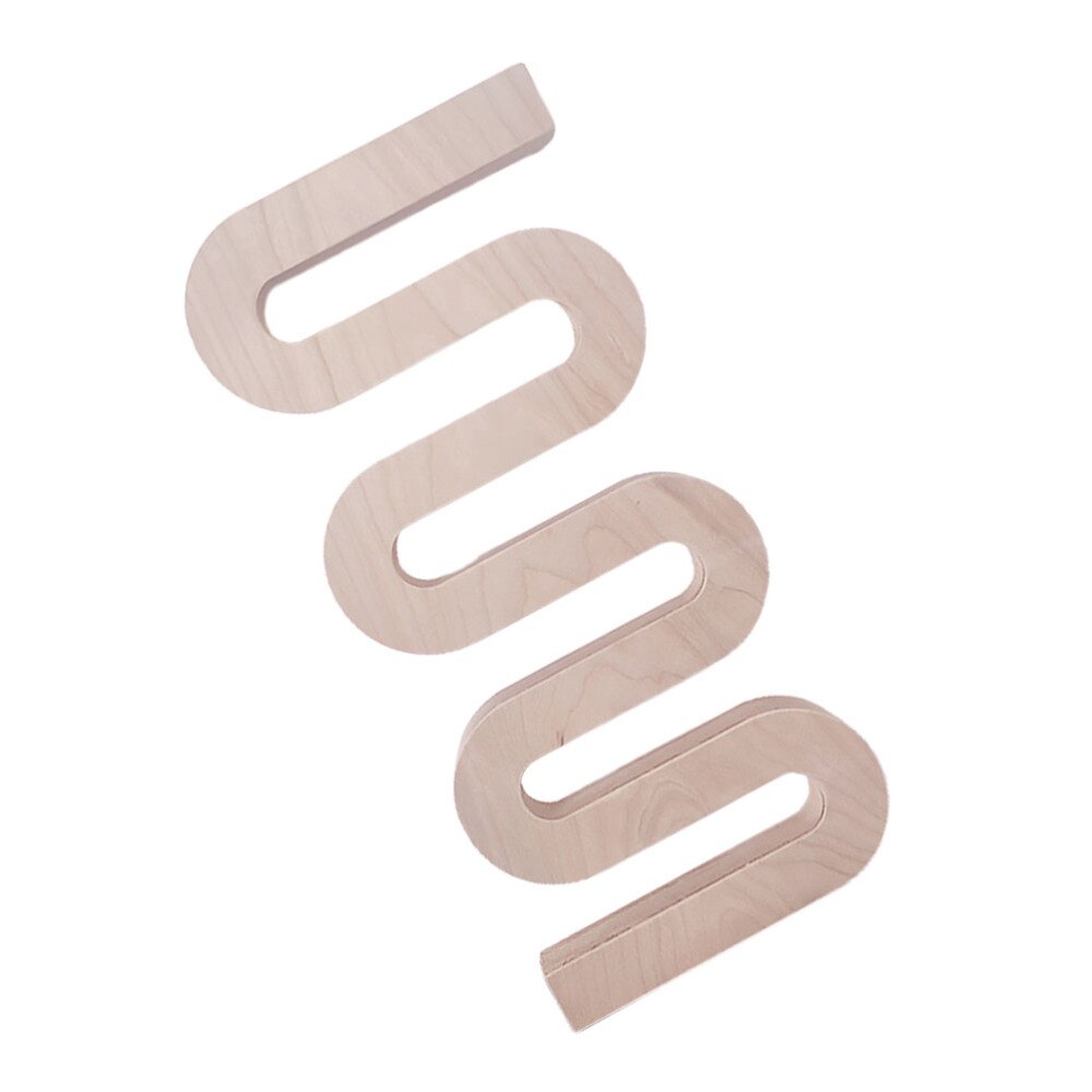 1PC Nordic Geometric Cherry Wood Chopping Board Dinner Board Adornment Prop